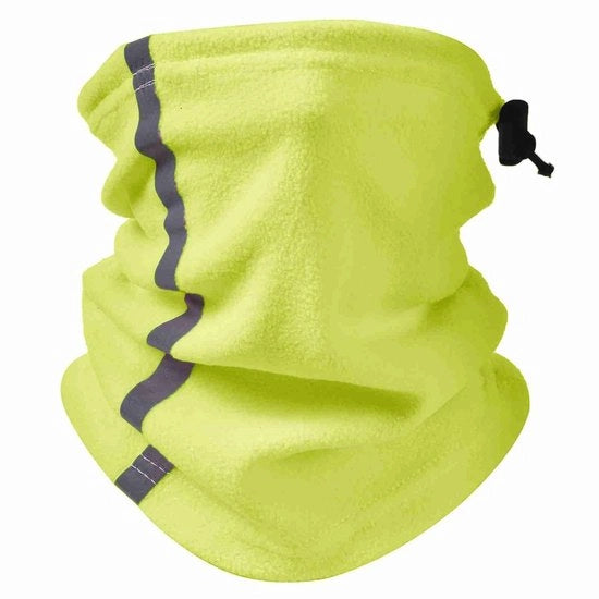 Gilet di Fleece per Attività All'aperto - Protezione del Torace - Striscia Riflettente - Ciclismo - Escursioni a Piedi - Sci e Snowboard - Cappuccio