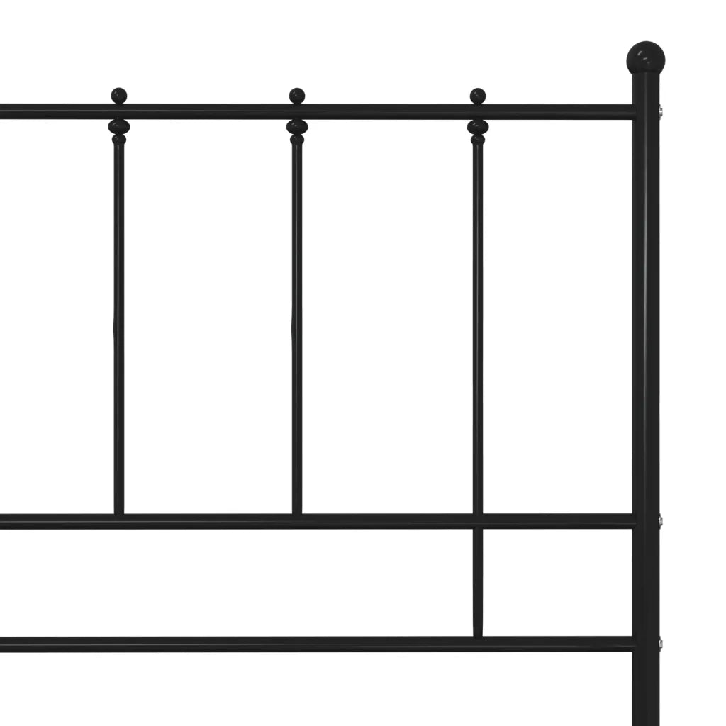 Giroletto Nero in Metallo 120x200 cm 324952