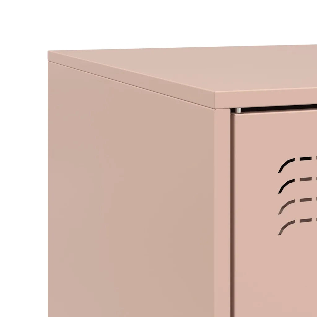 Mobile Porta TV Rosa 99x39x44 cm in Acciaio 841686