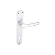 MANIGLIA PLACCA BICA ARGENTO PATENT 70