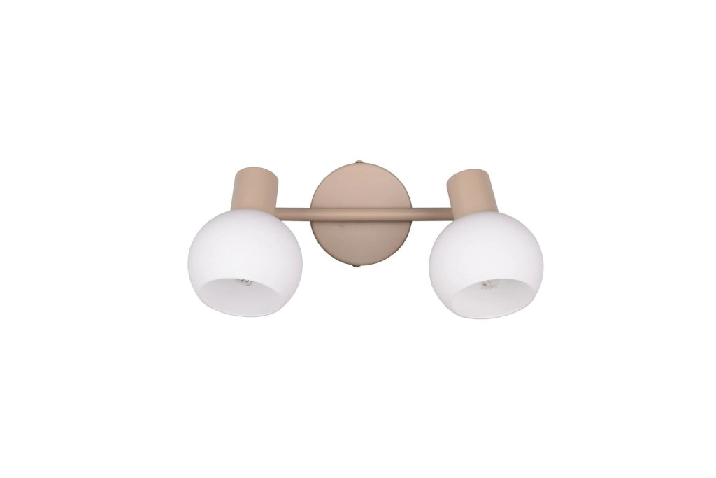 Plafoniera spot orientabile beige 2xE14 BOBA RL