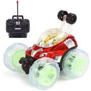 Trade Shop - Macchina Radiocomandata Rotazione A 360° Giocattolo Con Acrobazione Luci E Suoni -
