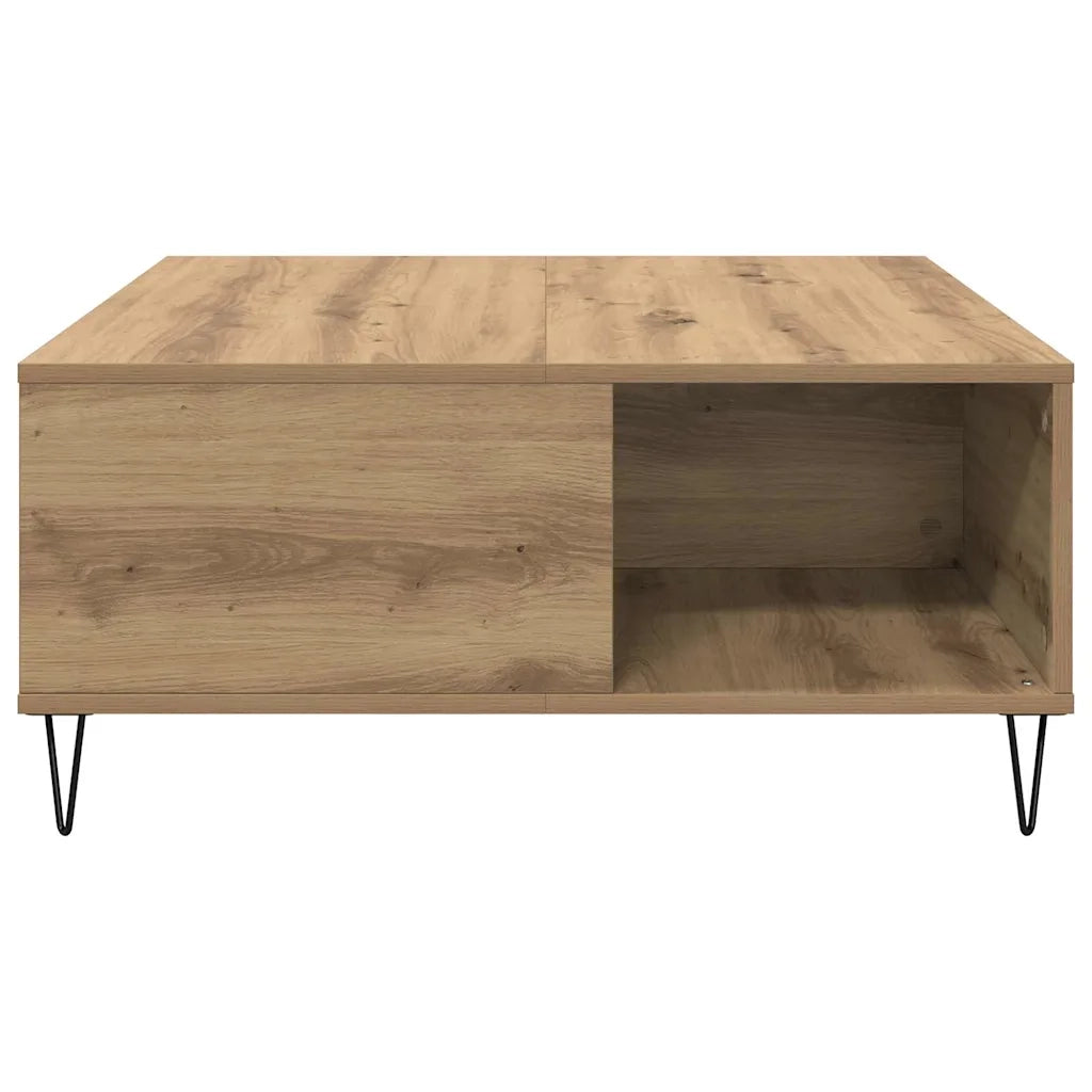 Tavolino da salotto Rovere artigianale 80 x 80 x 36,5 cm 881667