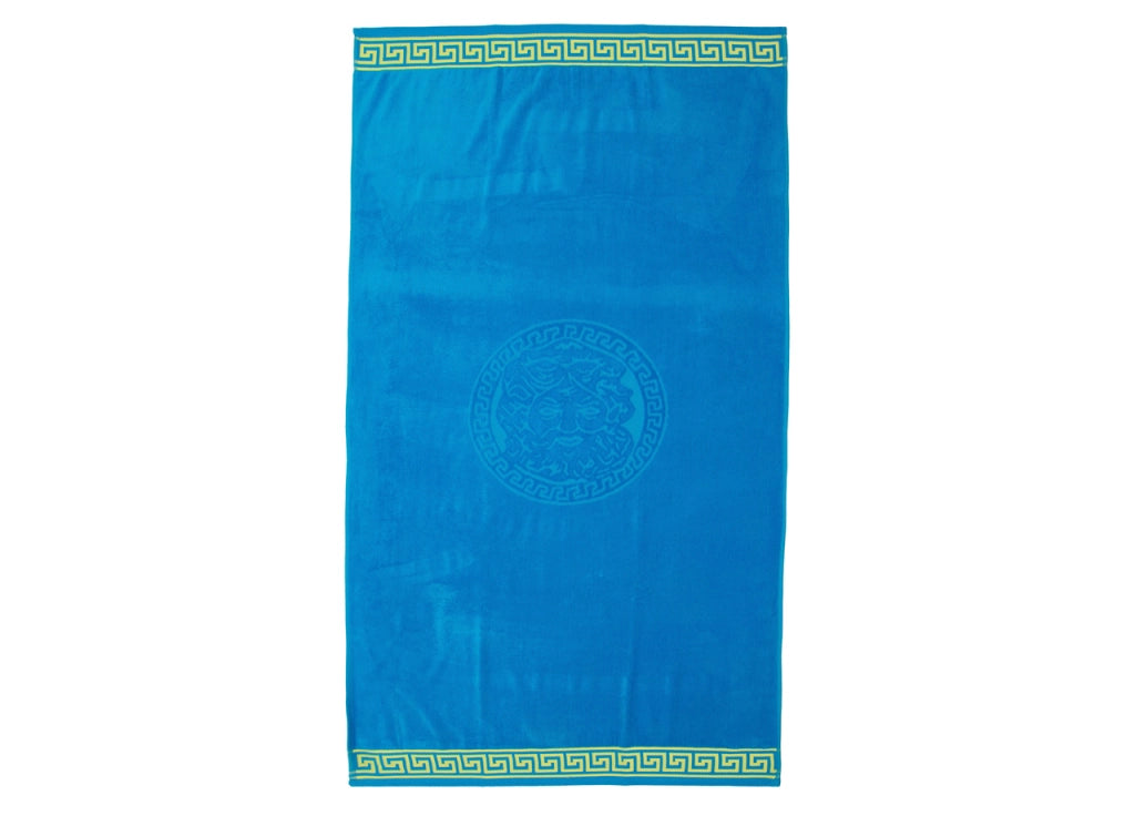 Telo Mare Jacquard Spugna Asciugamano Spiaggia Disegno New Cameo - Telo Mare - Turchese