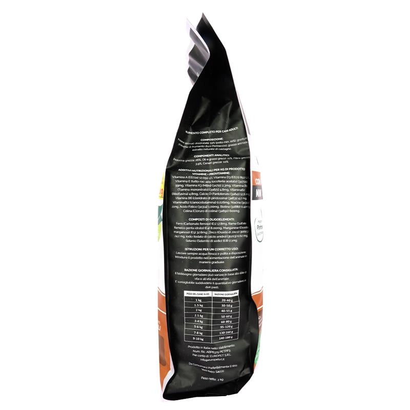 OPTIMO PREMIUM LINE CANE MINI ADULTO CROCCHETTE DI POLLO ALTA DIGERIBILTÀ SENZA COLORANTI E CONSERVANTI MADE IN ITALY 2KG
