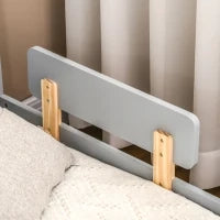 Letto per Bambini 3-6 Anni con Motivi a Stelle e Luna in Pannelli di MDF e Truciolato, 143x76x49 cm