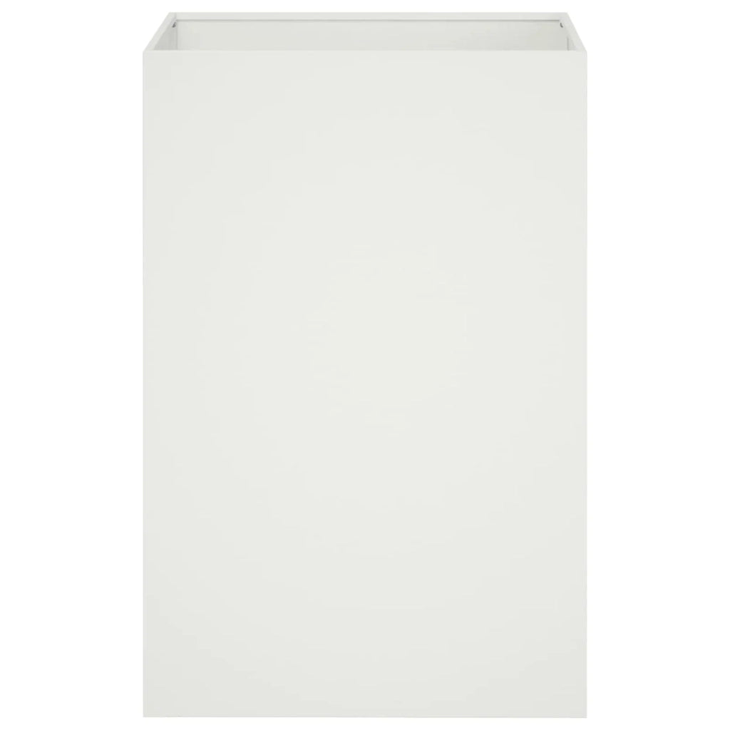 Vaso da giardino Bianco 50 x 50 x 75 cm 8005388
