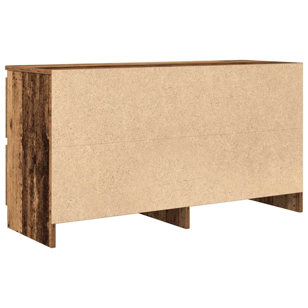 Mobile Porta TV Legno Antico 100x35x54 cm in Legno Multistrato