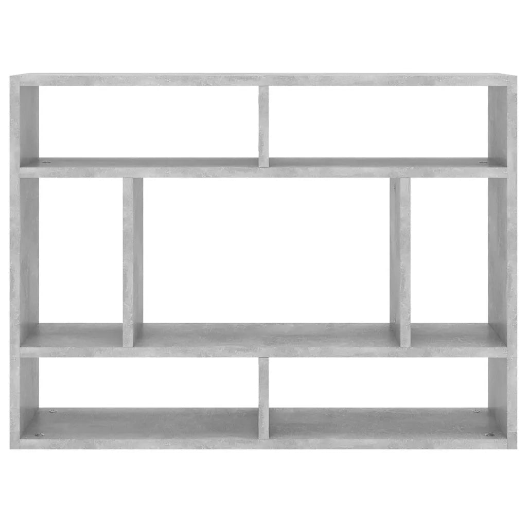 Scaffale a Parete Grigio Cemento 75x16x55 cm in Truciolato cod mxl 33729