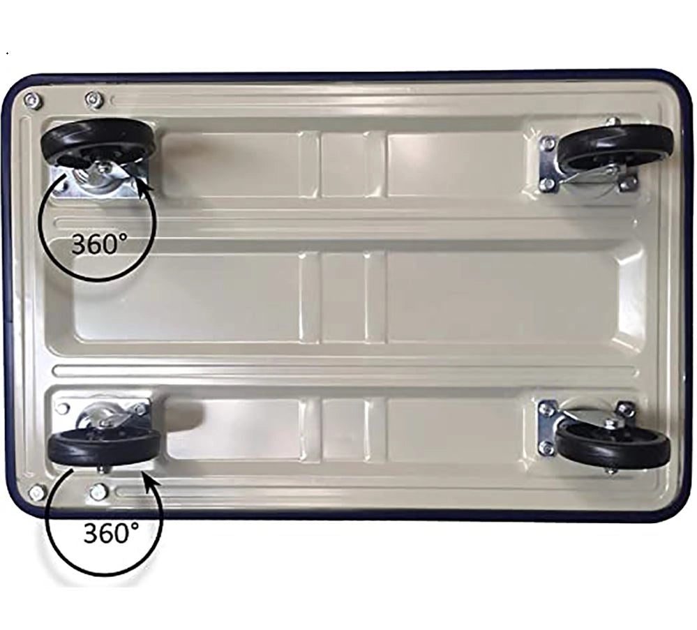 CARRELLO A PIATTAFORMA 73 X 47 X H83 CM PORTATA MASSIMA 150 KG