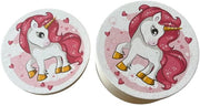 Decorazioni per festa con unicorni 50 pezzi per bambini, completamente riciclabili.