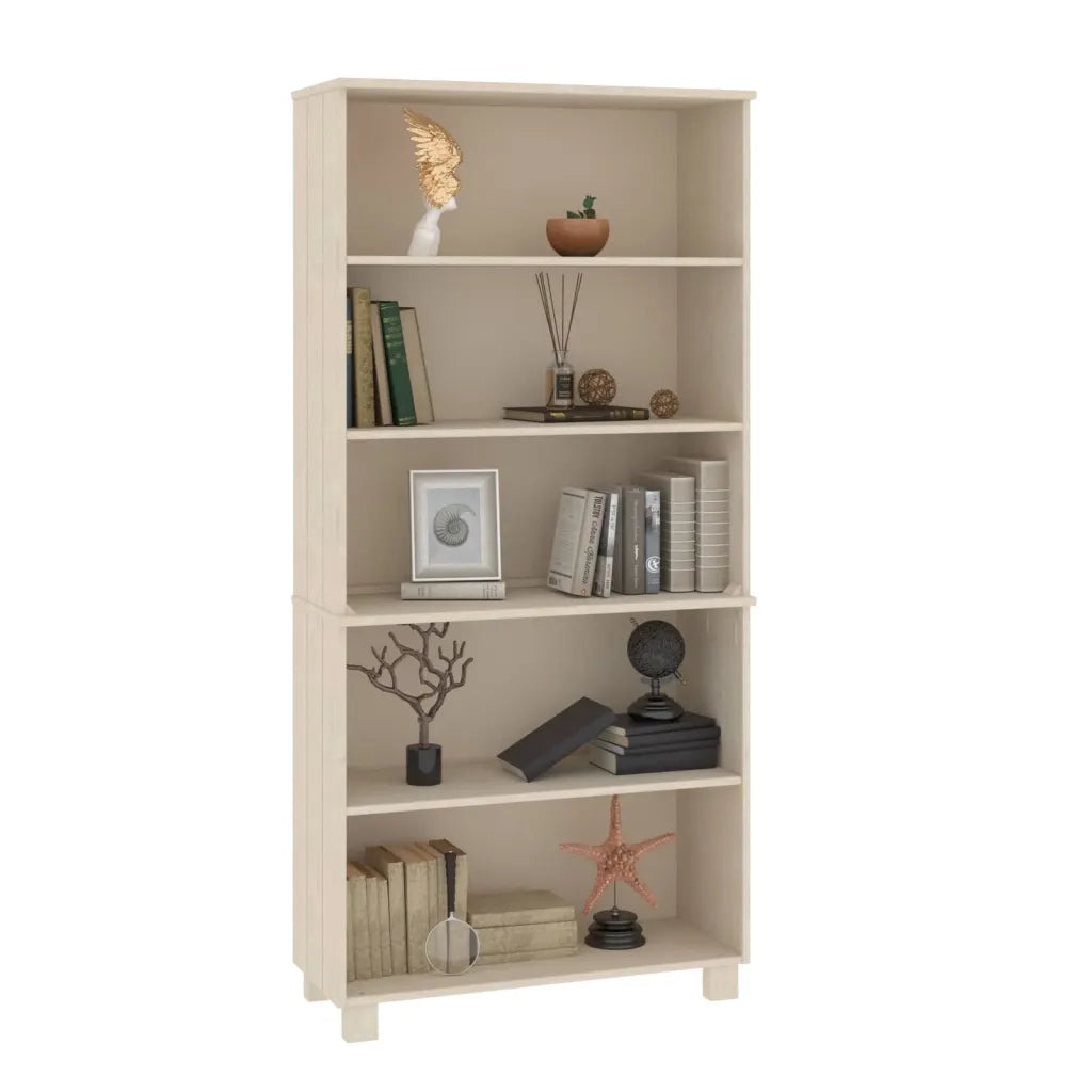 Credenza-Buffet-Armadio da cucina HAMAR in Legno Massello di Pino Marrone 118856