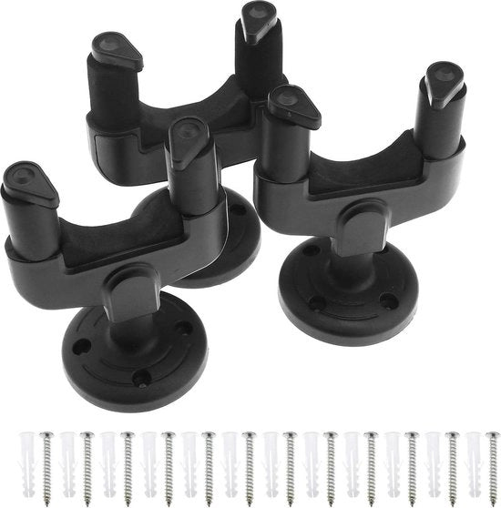 Tre pezzi di supporti per chitarra murale elettrica - rack di esposizione per chitarra e basso - display per ukulele
