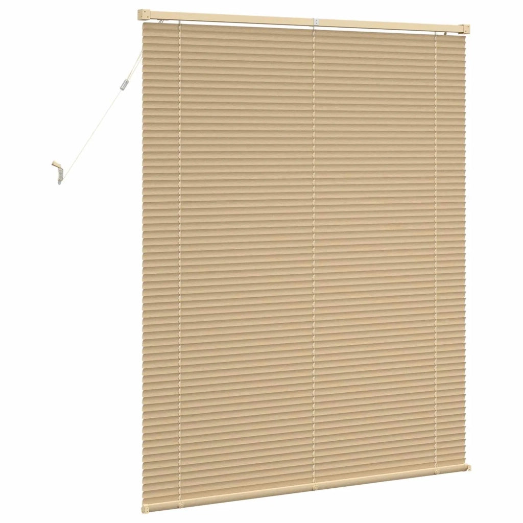 Tenda Veneziana Marrone Chiaro con Motivo 150 x 110 cm PVC 42003765
