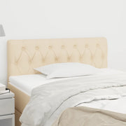 Testiera-Testata-Testiera Decorativa Crema 100 x 7 x 78/88 cm in Tessuto
