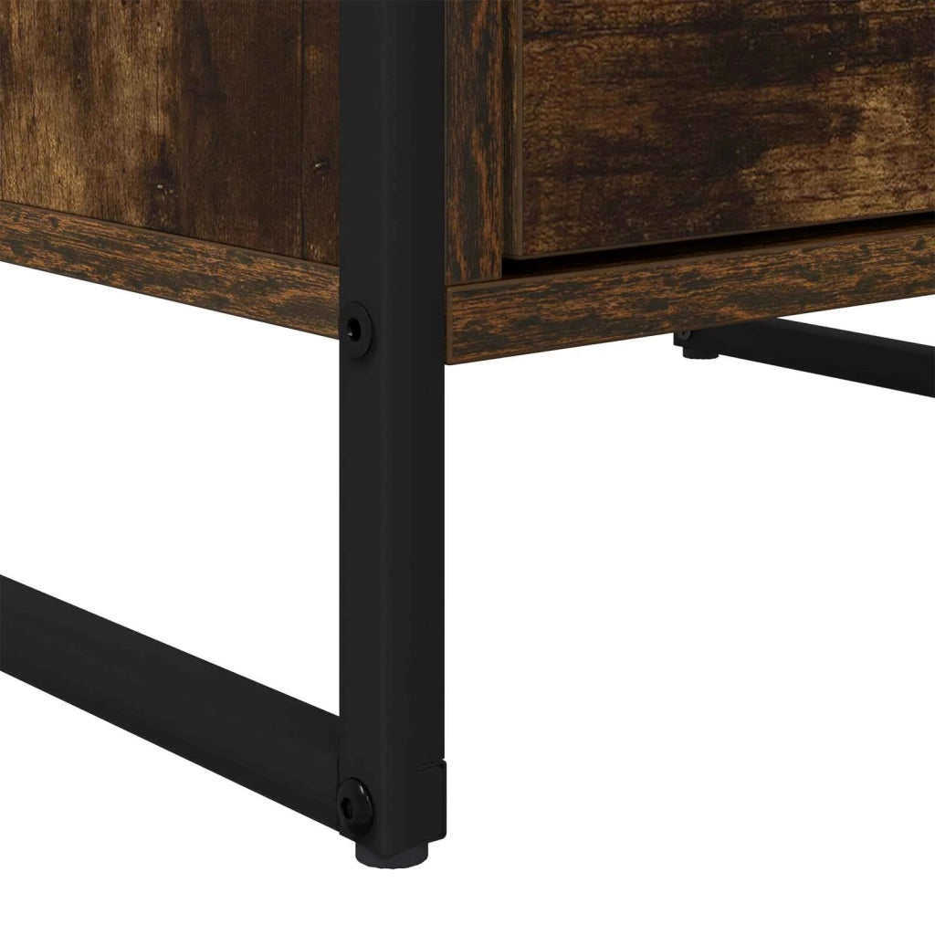 Credenza | Madia | Buffet da pranzo | Armadio da pranzo Quercia Fumosa 42 x 36 x 75.5 cm Legno multistrato