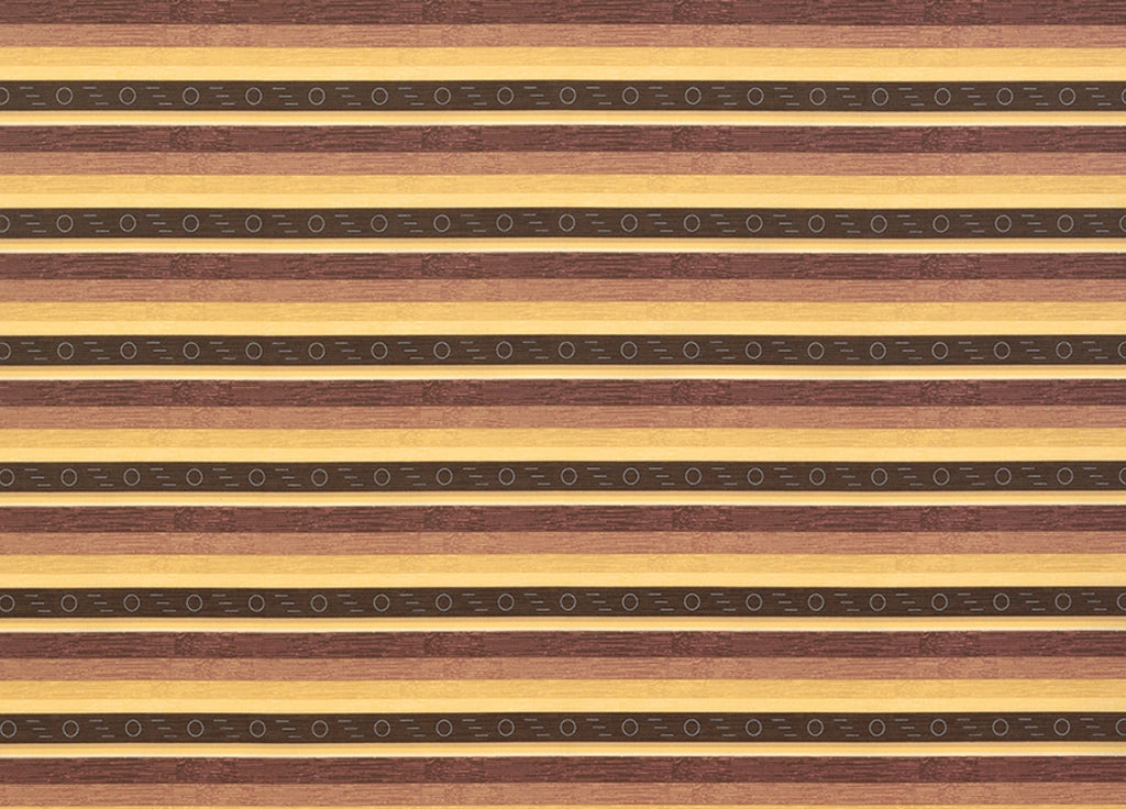 Tovaglia Copritavolo Resinata Antimacchia Modello Colorado Made In Italy - 140x140 - Marrone