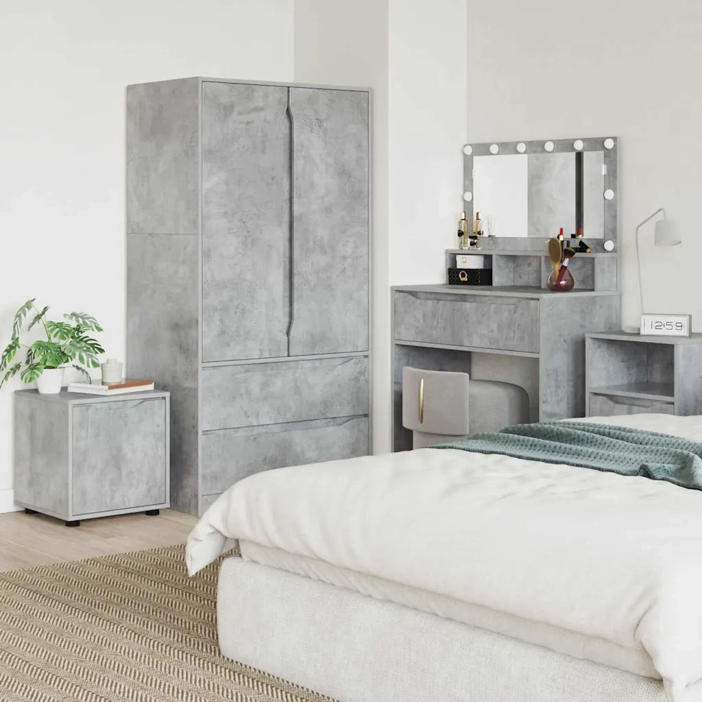 Mobile da Bagno | Armadio da bagno Grigio cemento 40,5 x 40 x 44 cm