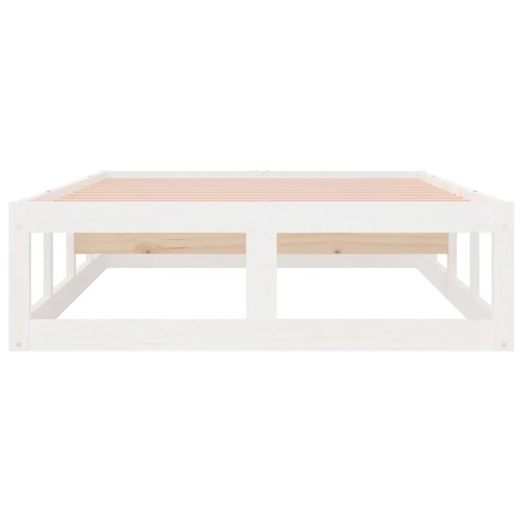 Giroletto Bianco 75x190 cm Small Single in Legno Massello 820822