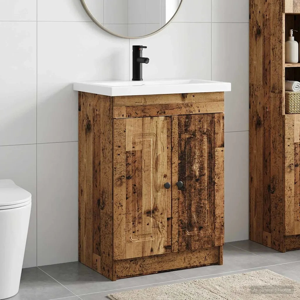 Set di mobili per il bagno Legno antico 56 x 37,5 x 81 cm 3404172