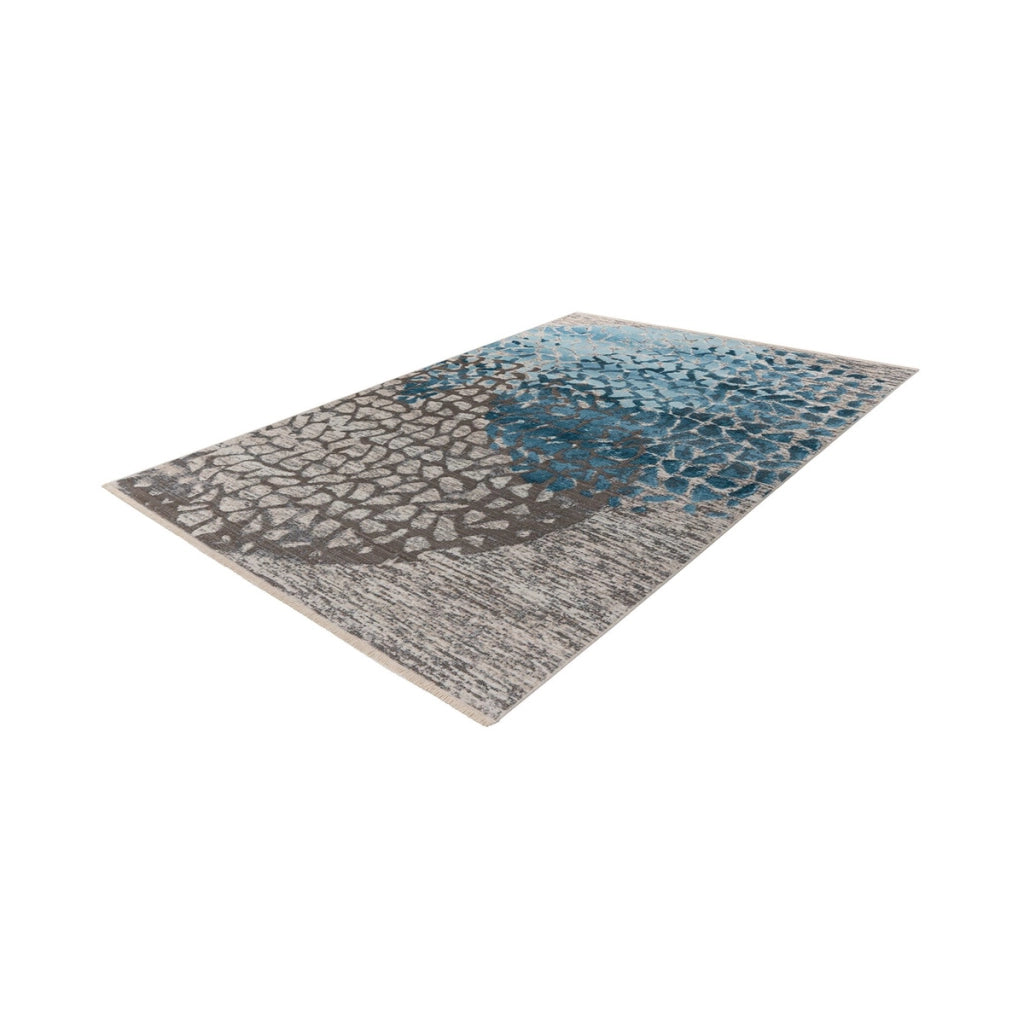 Tappeto moderno Dilan 400 Multi Azzurro e Grigio