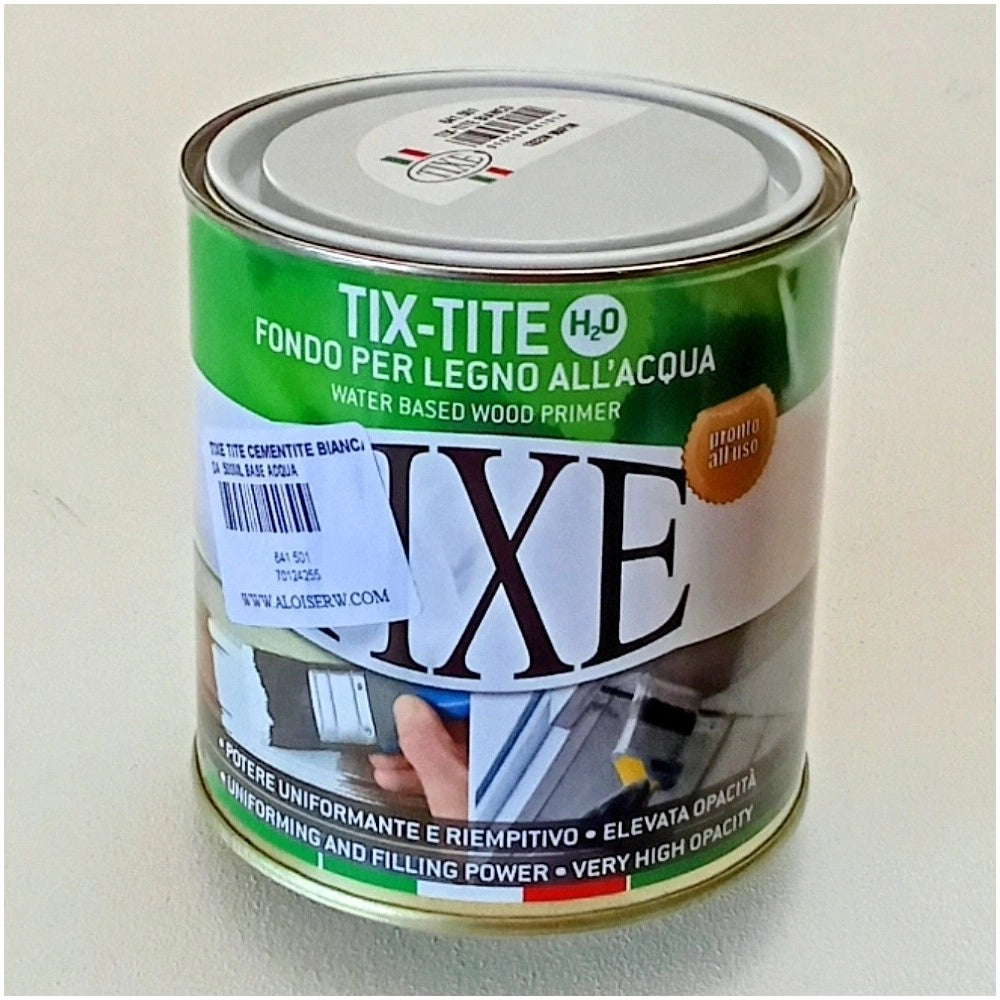 Tixe tix-tite h₂o 500ml fondo primer bianco opaco per muro e legno base acqua