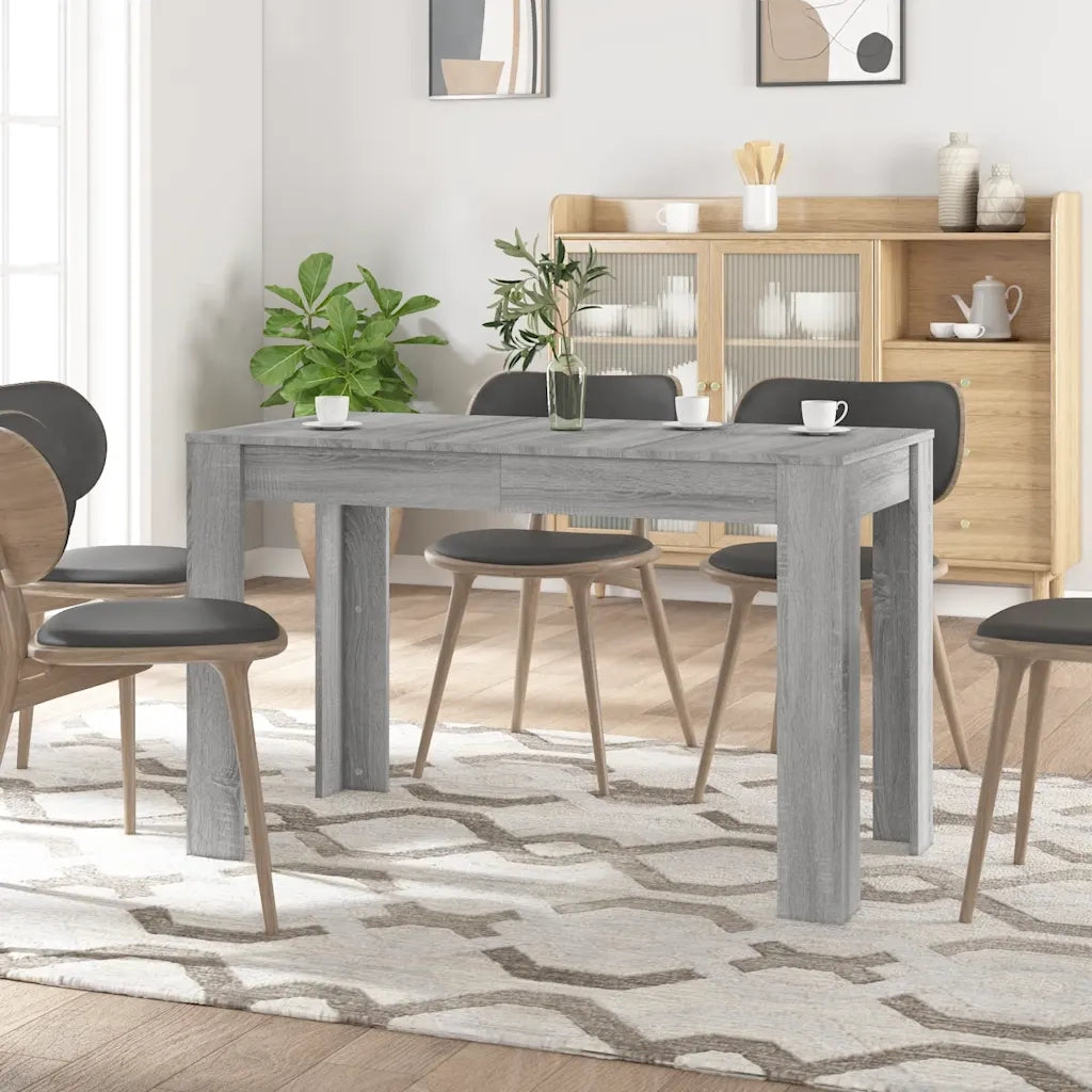 Tavolo da Pranzo | Tavolo da cucina Grigio Sonoma 120x60x76 cm Legno Multistrato