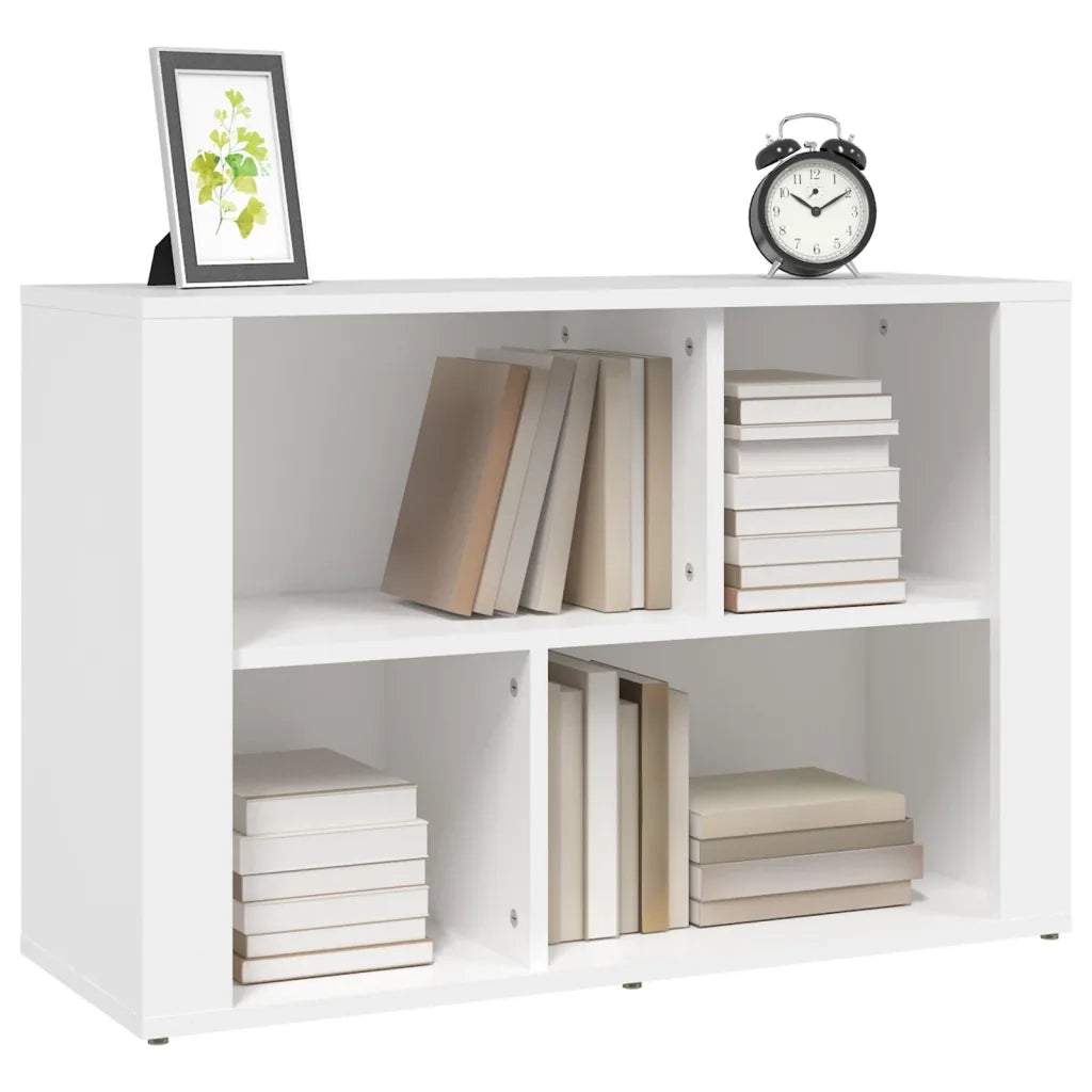 Credenza Bianca 80x30x54 cm in Legno Multistrato 819476