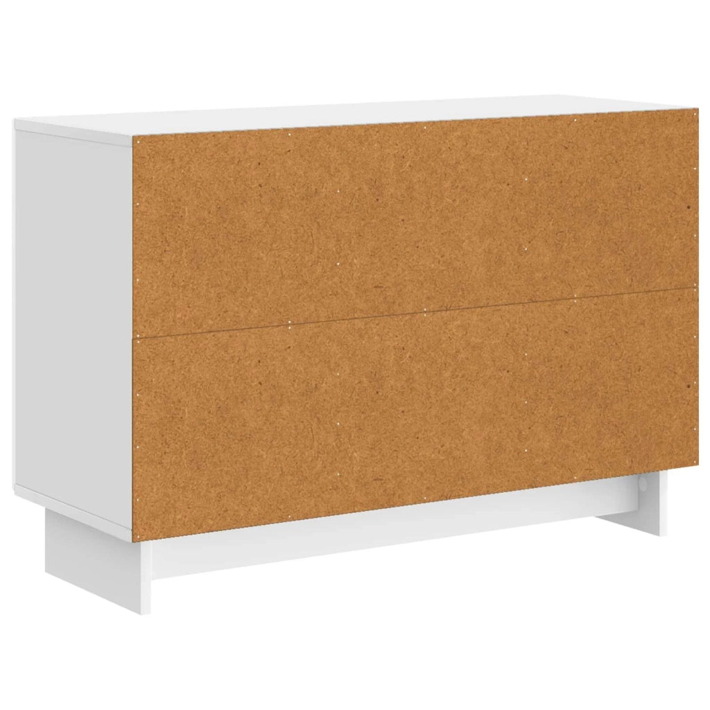 Credenza Bianco Lucido 89 x 34,5 x 60 cm Legno ingegnerizzato