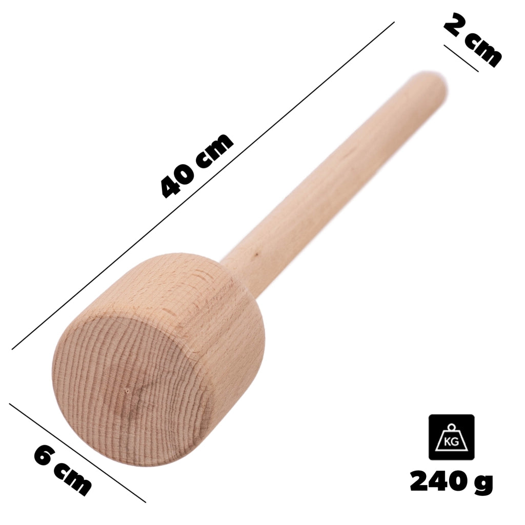 KADAX Pressino per cavolo fermentato in legno, 40 cm