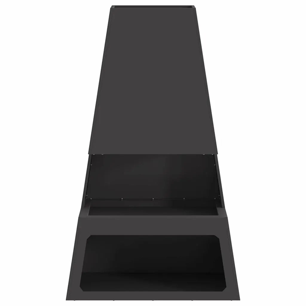 Focolare Nero 60 x 35 x 100 cm Acciaio CFW8646471