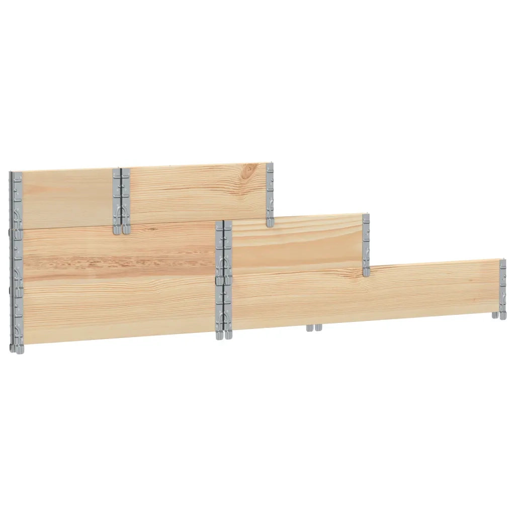 Fioriera | Cassetta per fiori | Vaso Rialzata 3 Livelli 120x80 cm Legno Massello di Pino