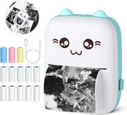 Stampante Portatile Mini - Kit di Avvio - Stampanti a Mano - Stampante da Portare - Stampante Mobili - Fotostampante
