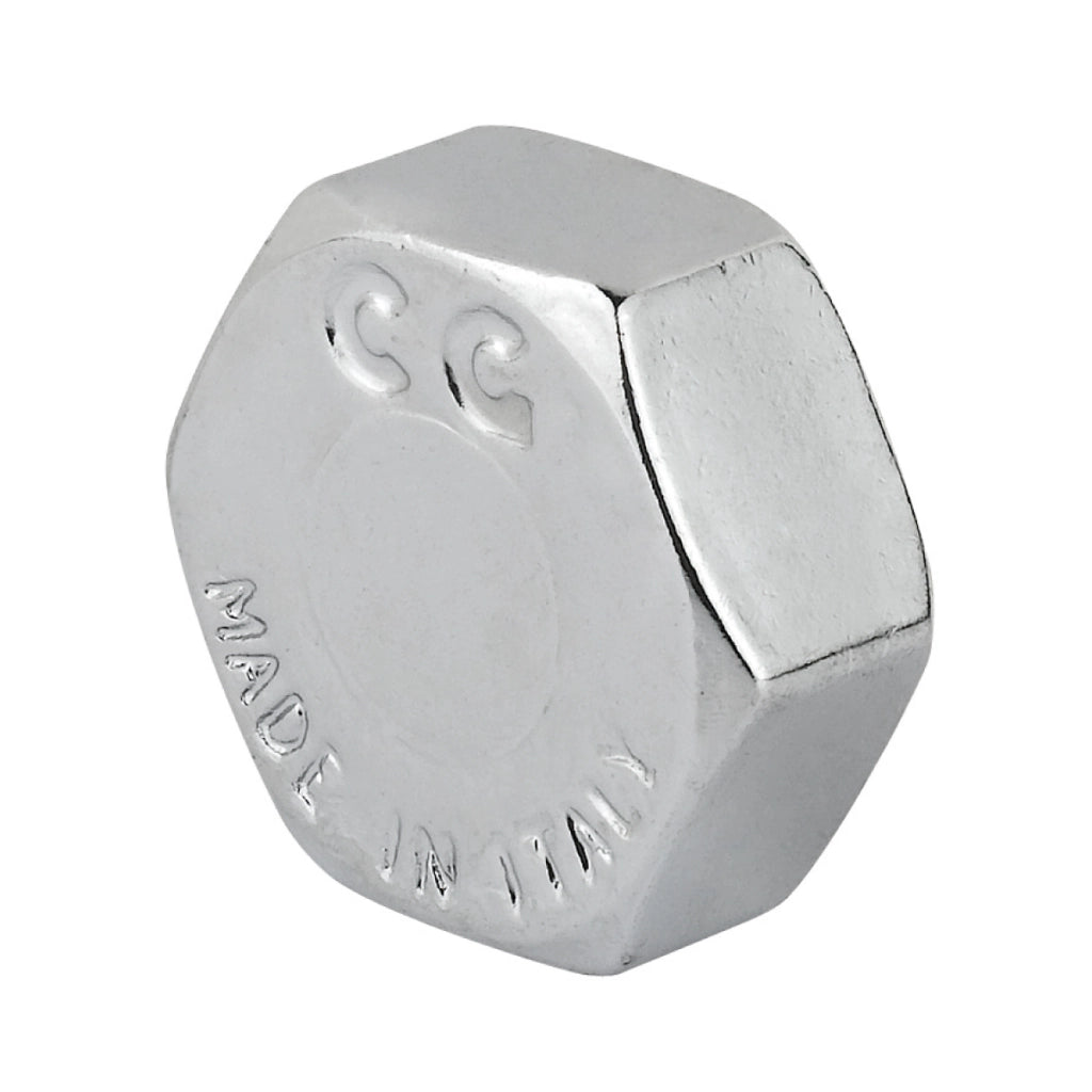 TAPPO FEMMINA IN OTTONE CROMATO SERIE 1500 3/8   TIEMME RACCORDERIE SPA