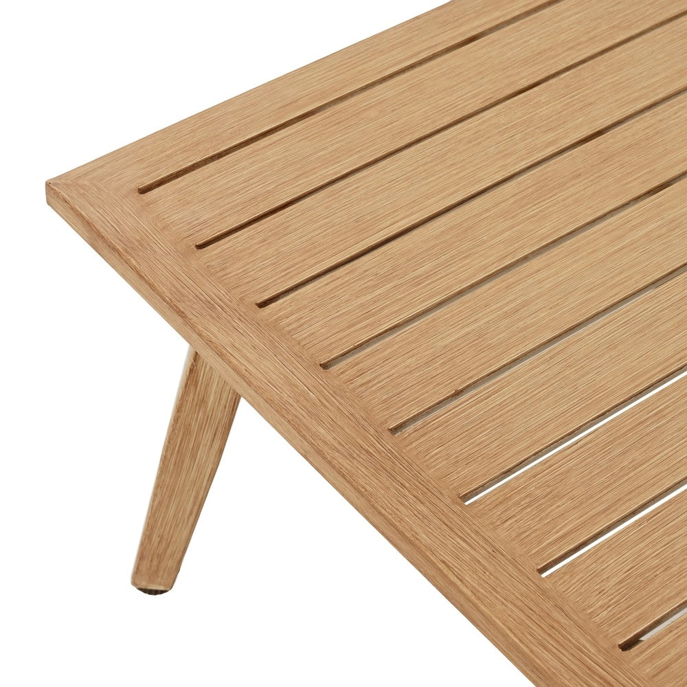 Set Divano da Giardino con Tavolino ¨C Xylo ¨C Acciaio, Corda, Beige e Nero