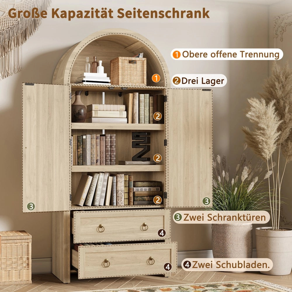 Credenza Stile Vintage ¨C MINIMAL ¨C Legno, Cassetti, Soggiorno