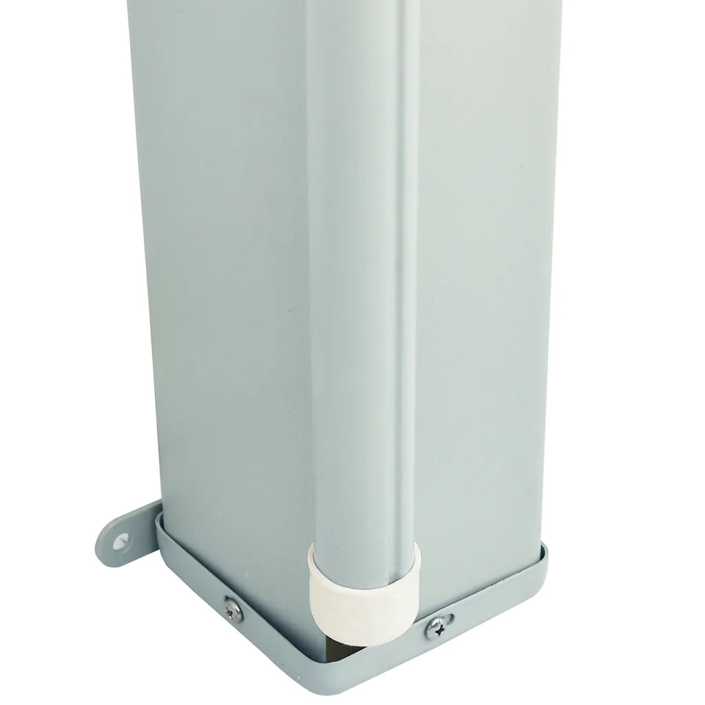 Tenda da Sole Laterale Retrattile per Patio 200x600 cm Rossa 317973