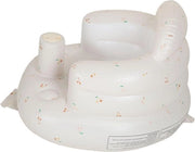 Bambino Sedile Inflato 3-36 Mesi Con Pompa Integrata Sedia a Sostegno per Neonati - Per Giocare Mangiare Bagnare Viaggiare - Carrozza Media Tessuto Pera .