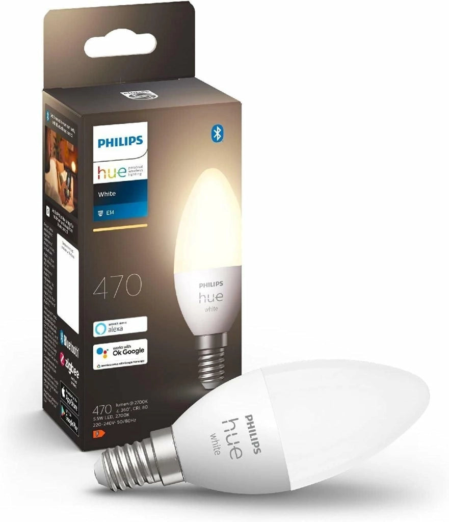 Philips Hue White Lampadina Smart E14 40W