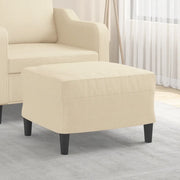 Poggiapiedi Crema 60x50x41 cm in Tessuto cod mxl 78001