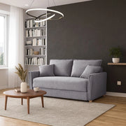 Divano Letto Cassie 3 posti tessuto grigio 176x93x97H: Stile, Comfort e Funzionalità