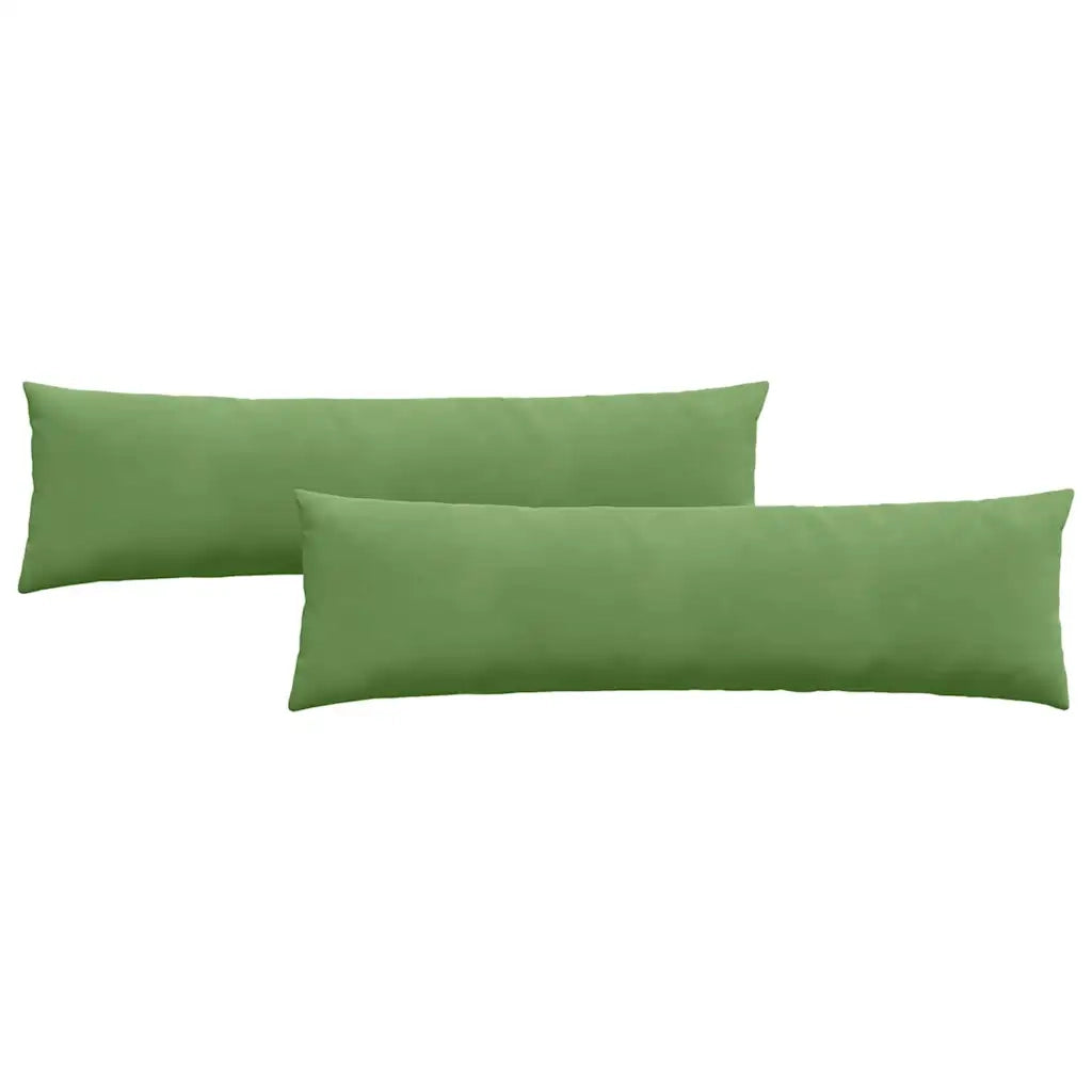 Cuscini da Divano 2 pz | Cuscini per sedie Verde chiaro 145 x 40 cm