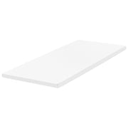Coprimaterasso in schiuma bianco 90 x 200 cm comfort morbidezza