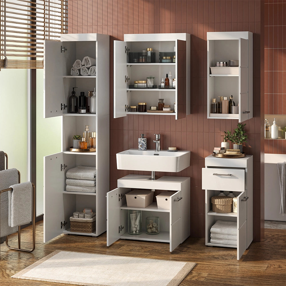 Mobile bagno alto Luna Bianco 37 x 190 cm Vicco