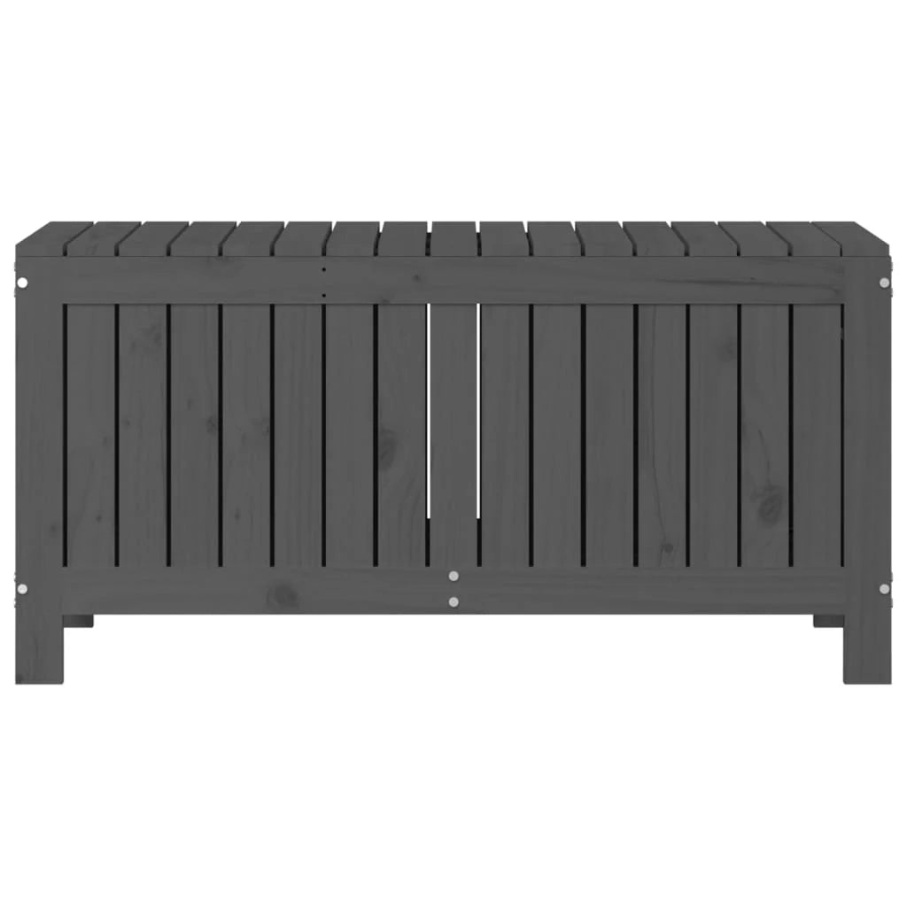 Cassapanca da giardino 108 x 42,5 x 54 cm legno di pino grigio 02_0013076