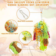 Attività di caccia e triturazione per piccoli uccelli, conure, canarini, pappagalli, arini, pappagalli e amanti