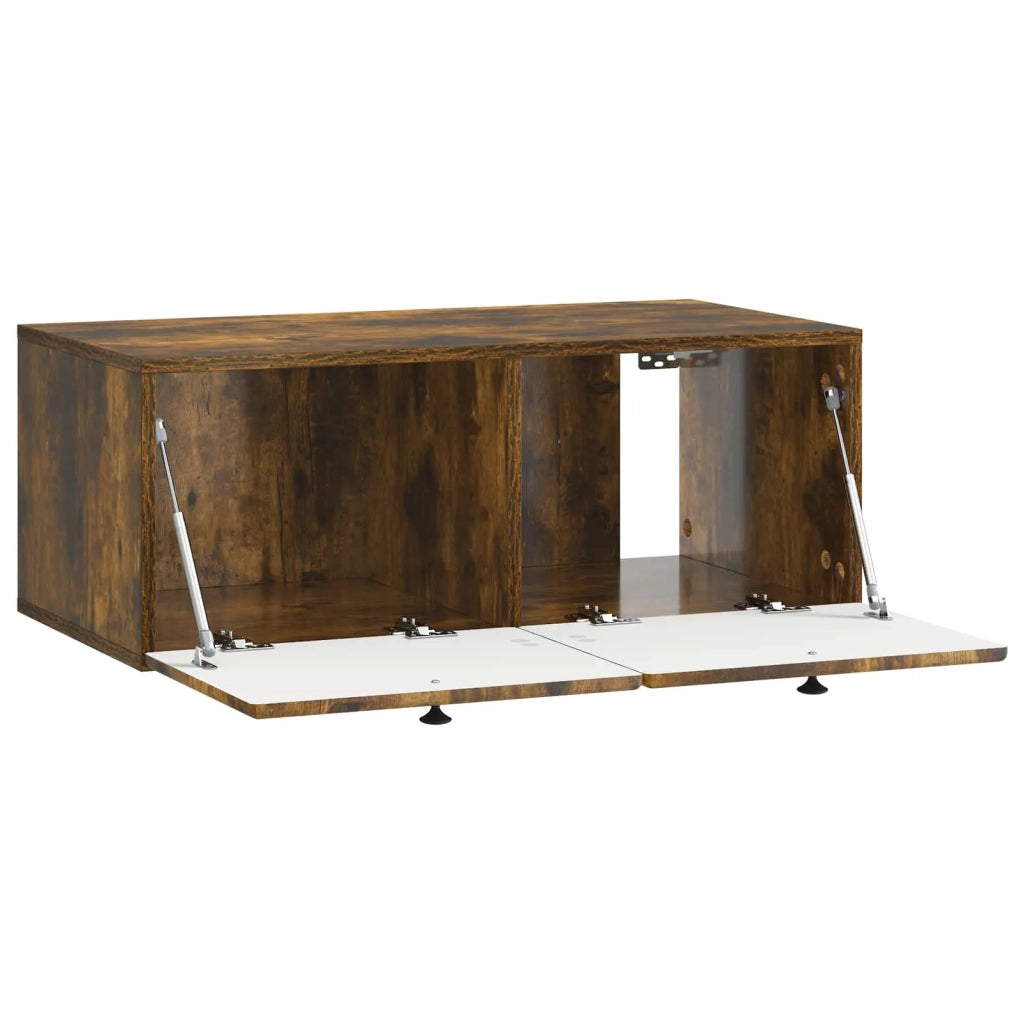 Mobile Porta TV da Muro 78,5 x 41 x 30 cm Rovere Fumo