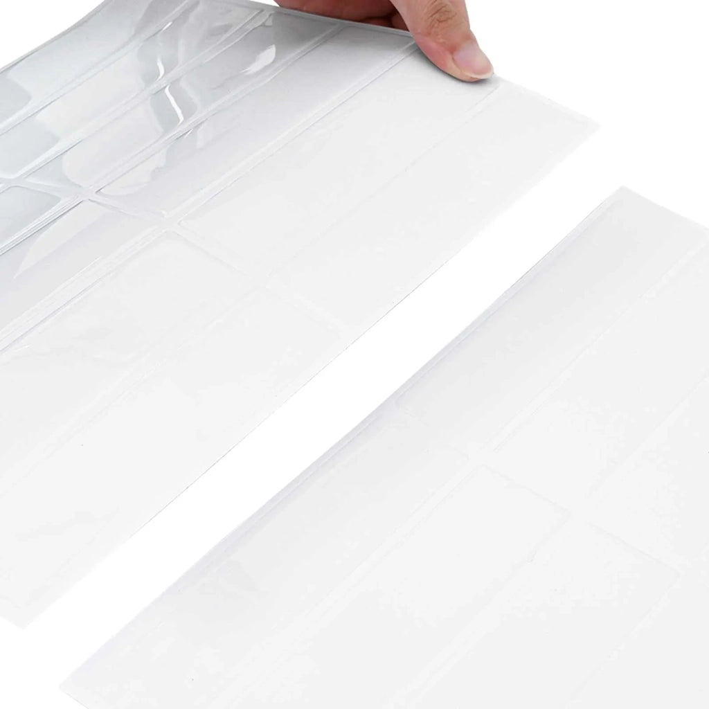 Piastrella Rettangolare 20 pcs Bianco 29 x 23 x 0,08 cm