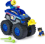 Paw Patrol: Rescue Wheels Chase Deluxe, Veicolo Giocattolo con Propulsore, Argano Motorizzato, Luci e Suoni,SPin Master,
