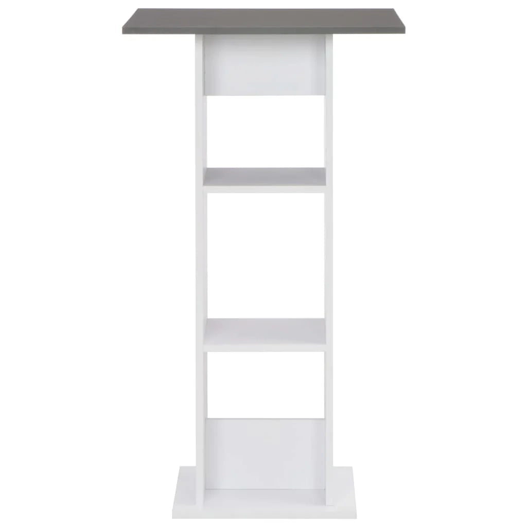 Tavolo alto stile bar/bistrot bianco 110 cm 0902057